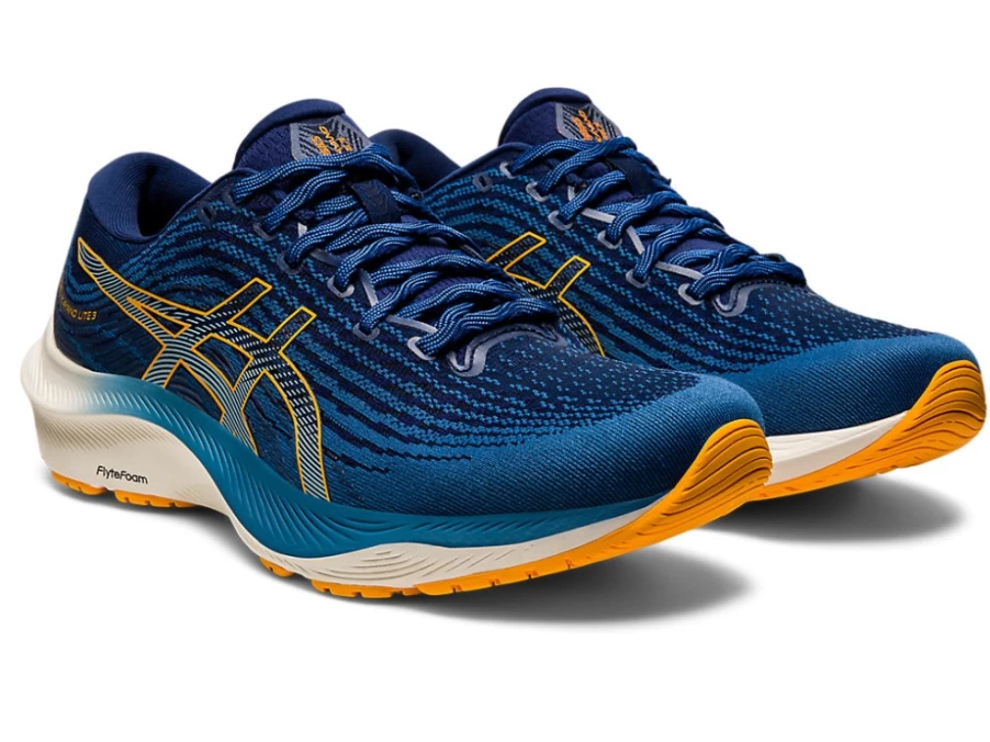 ASICS GEL-KAYANO LITE 3 Running Shoes for Men - Azure/Amber