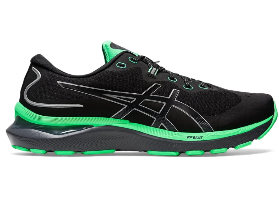 ASICS GEL-CUMULUS 24 LITE-SHOW Men's Running Shoes - Black/New Leaf