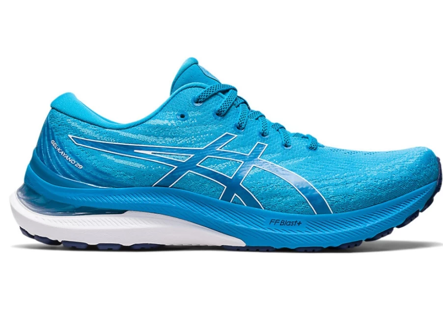 ASICS Men's GEL-KAYANO 29 Running Shoes - Extra Wide Fit, Island Blue/White