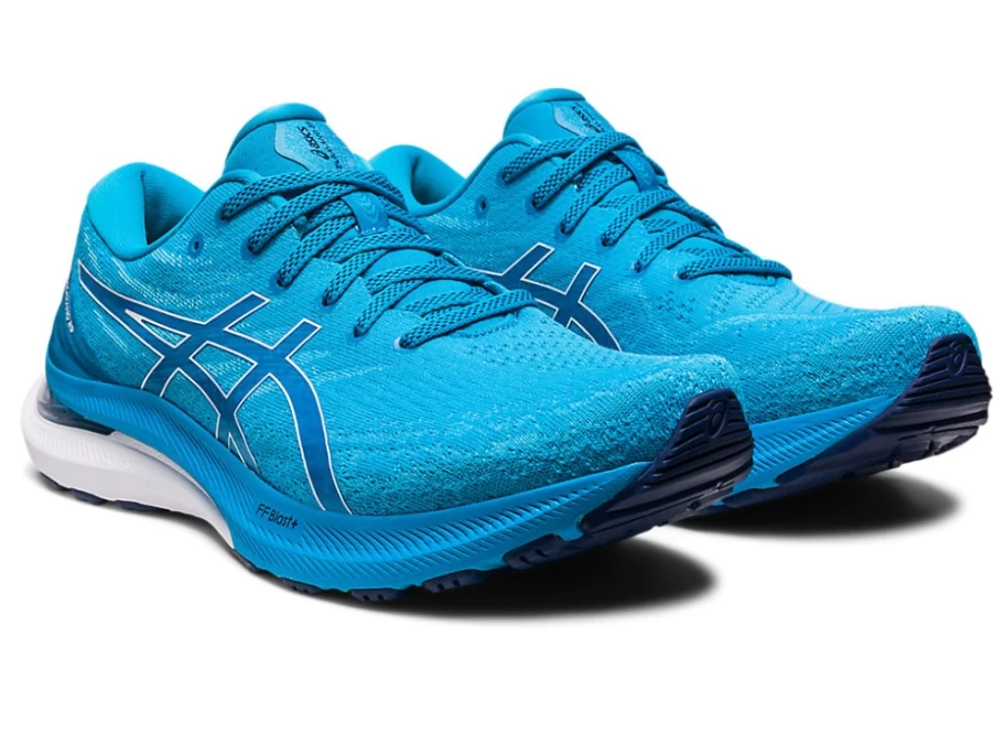 ASICS Men's GEL-KAYANO 29 Running Shoes - Extra Wide Fit, Island Blue/White