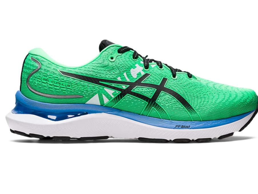 ASICS GEL-CUMULUS 24 EKIDEN Running Shoes for Men - New Leaf/Black