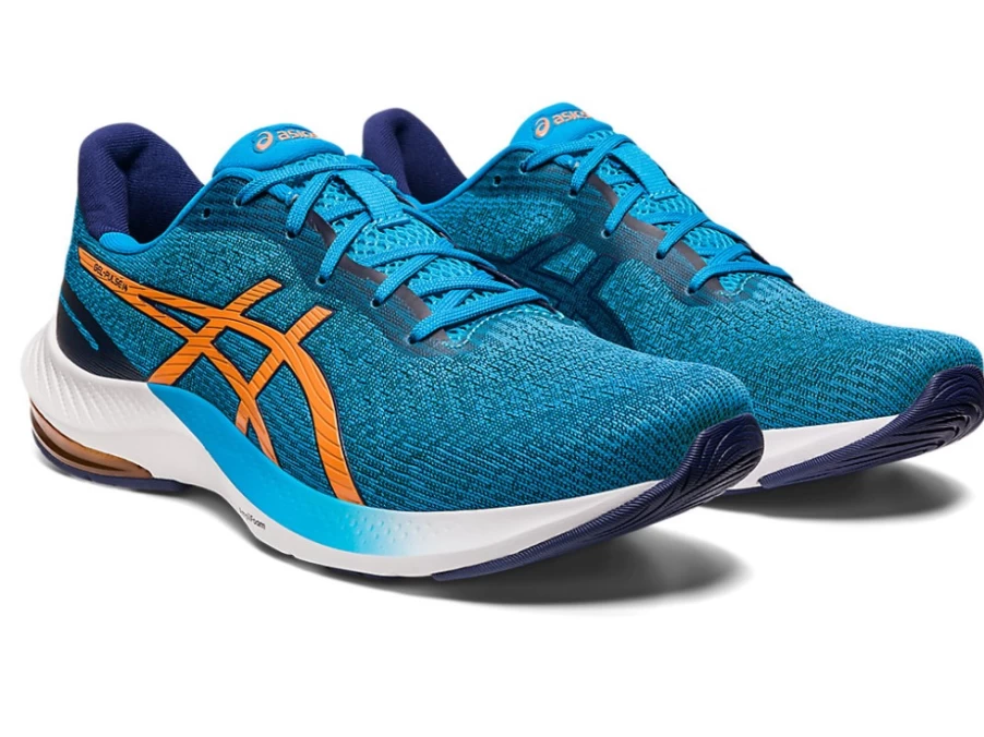 ASICS GEL-PULSE 14 Men's Running Shoes - Island Blue/Sun Peach
