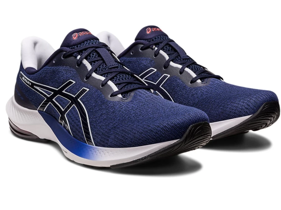 ASICS Men's GEL-PULSE 14 Running Shoes - Indigo Blue/White - Cushioned Support for Comfort & Performance