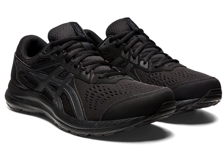 ASICS Men's GEL-CONTEND 8 Running Shoes - Black/Carrier Grey