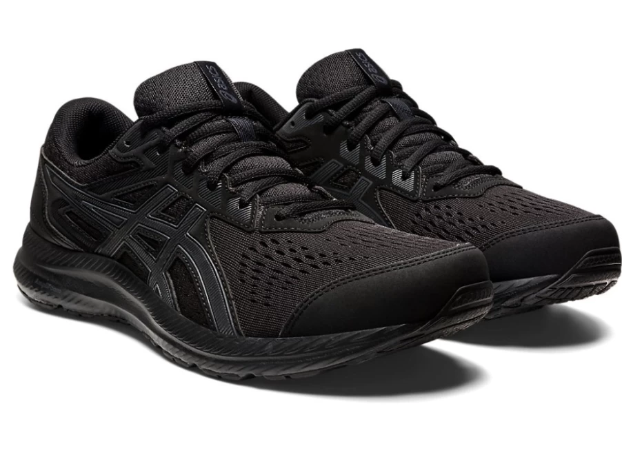 ASICS Men's GEL-CONTEND 8 Extra Wide Running Shoes in Black/Carrier Grey