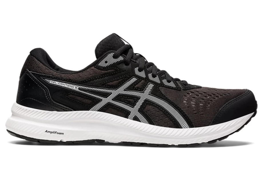 ASICS Men's GEL-CONTEND 8 Extra Wide Running Shoes - Black/White