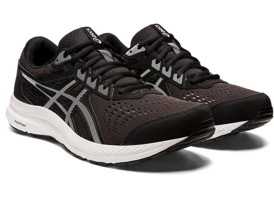 ASICS Men's GEL-CONTEND 8 Extra Wide Running Shoes - Black/White