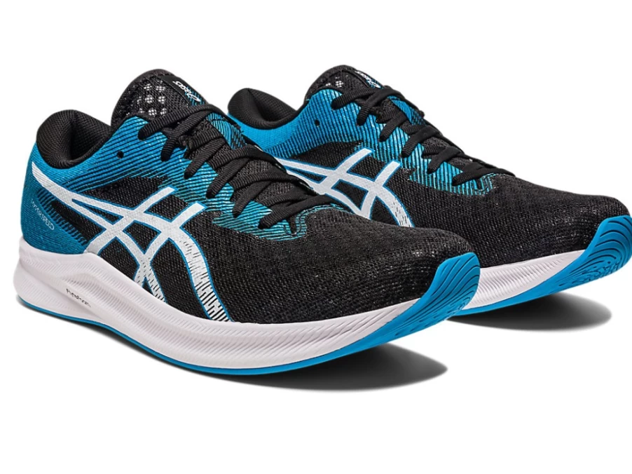 ASICS Men's HYPER SPEED 2 Running Shoes - Black/Island Blue