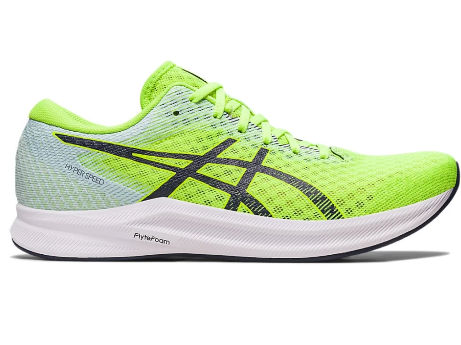 ASICS Men's HYPER SPEED 2 Running Shoes in Hazard Green/Midnight - Lightweight & Responsive