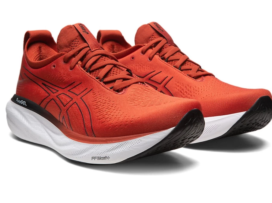 ASICS Men's GEL-NIMBUS 25 Running Shoes - Spice Latte/Black