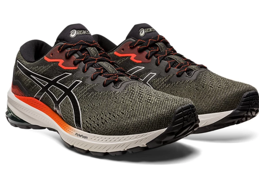 ASICS GT-1000 11 Men's Running Shoes - Nature Bathing/Olive