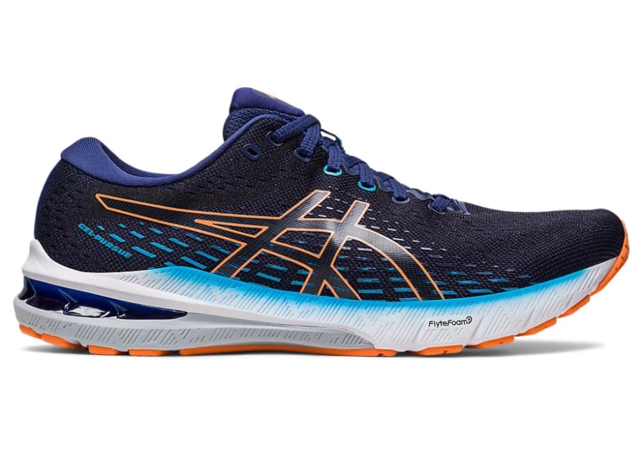 ASICS GEL-PURSUE 8 WIDE Men's Running Shoes - Indigo Blue/Sun Peach