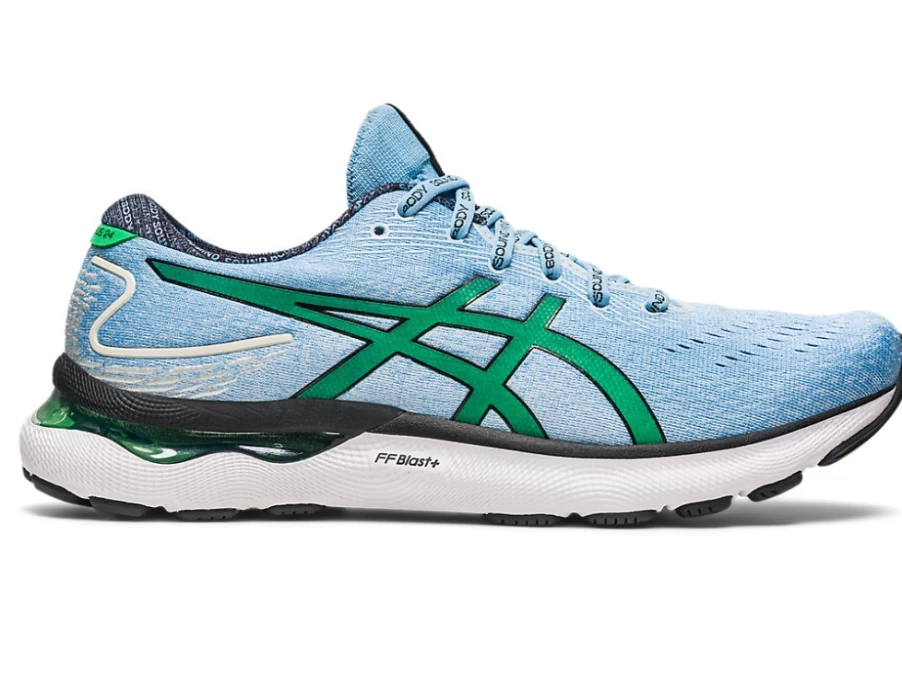 ASICS Men's GEL-NIMBUS 24 LIMITED EDITION Running Shoes - Arctic Sky/Cilantro