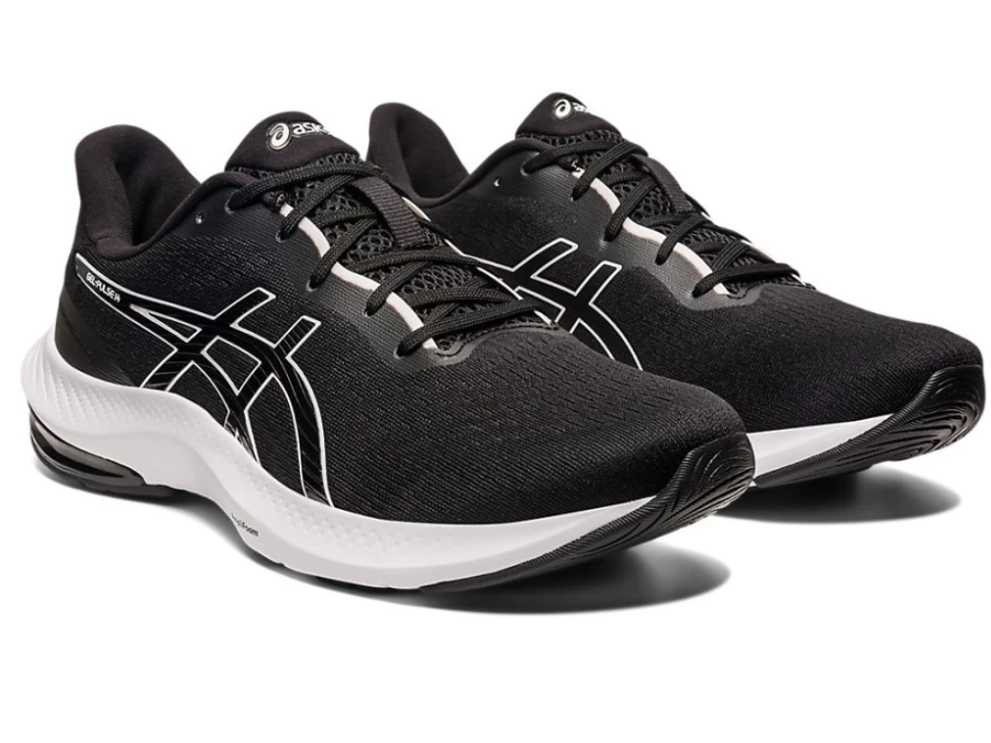 ASICS GEL-PULSE 14 Men's Running Shoes - Black/White - Cushioned Support for High Performance