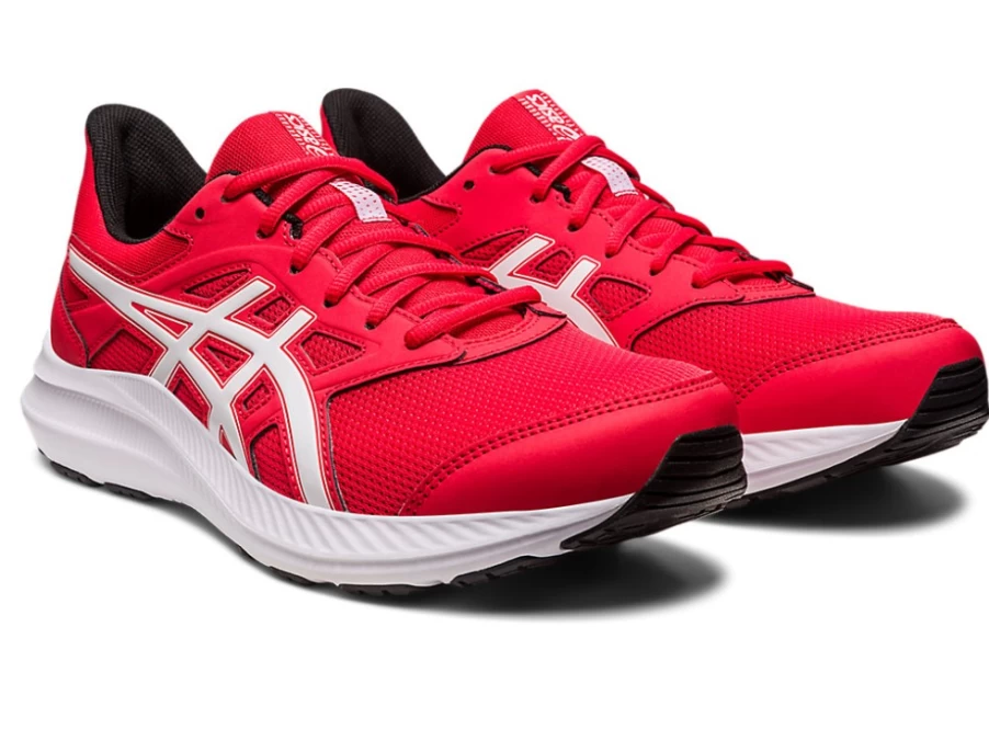 ASICS JOLT 4 Men's Running Shoes - Electric Red/White