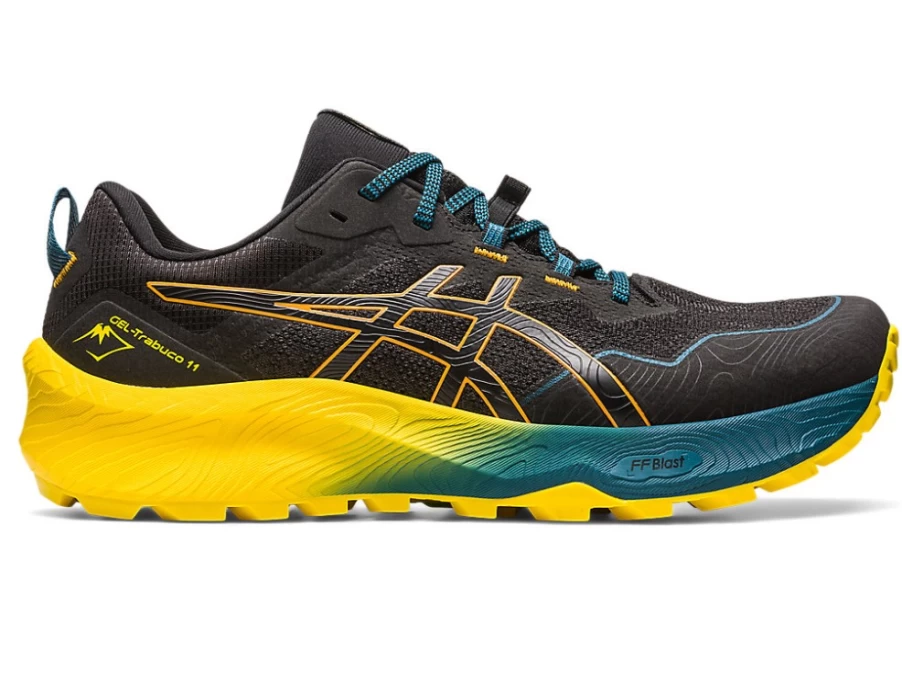 ASICS GEL-TRABUCO 11 Trail Running Shoes for Men - Black/Sandstorm