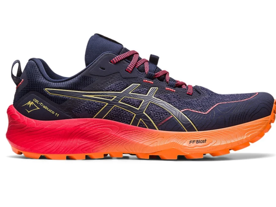 ASICS GEL-TRABUCO 11 Men's Trail Running Shoes - Indigo Blue/Olive Oil