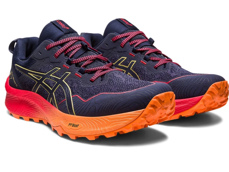 ASICS GEL-TRABUCO 11 Men's Trail Running Shoes - Indigo Blue/Olive Oil