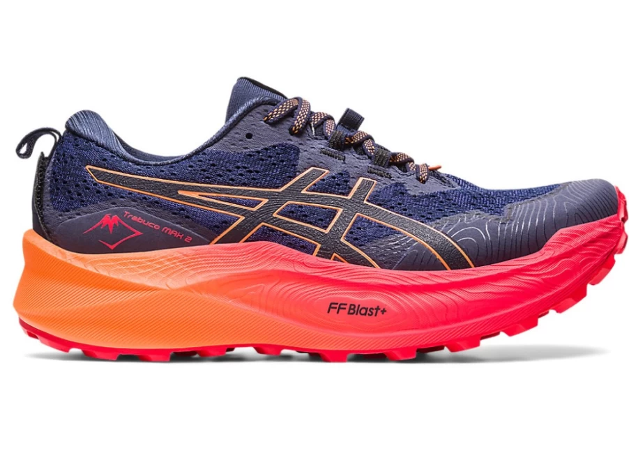 ASICS Trabuco Max 2 Midnight/Black Trail Running Shoes for Men