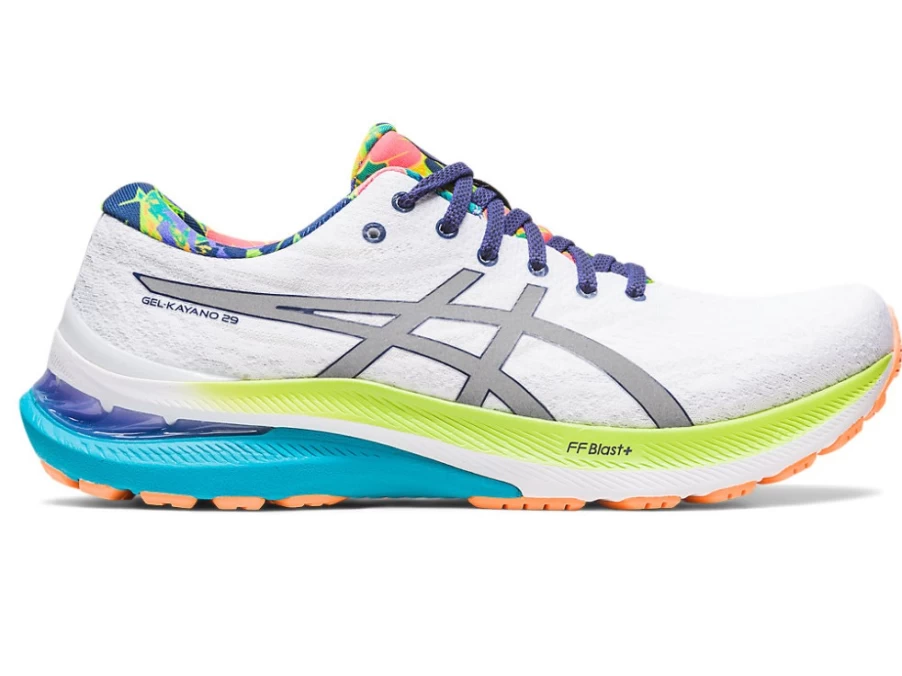 ASICS Men's GEL-KAYANO 29 Lite-Show Running Shoes - Lime Zest/Lite Show