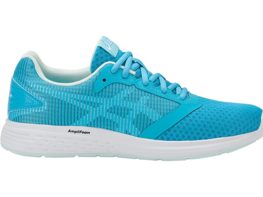 ASICS Women's Patriot 10 Running Shoes in Aquarium/Flash Yellow - Lightweight & Comfortable