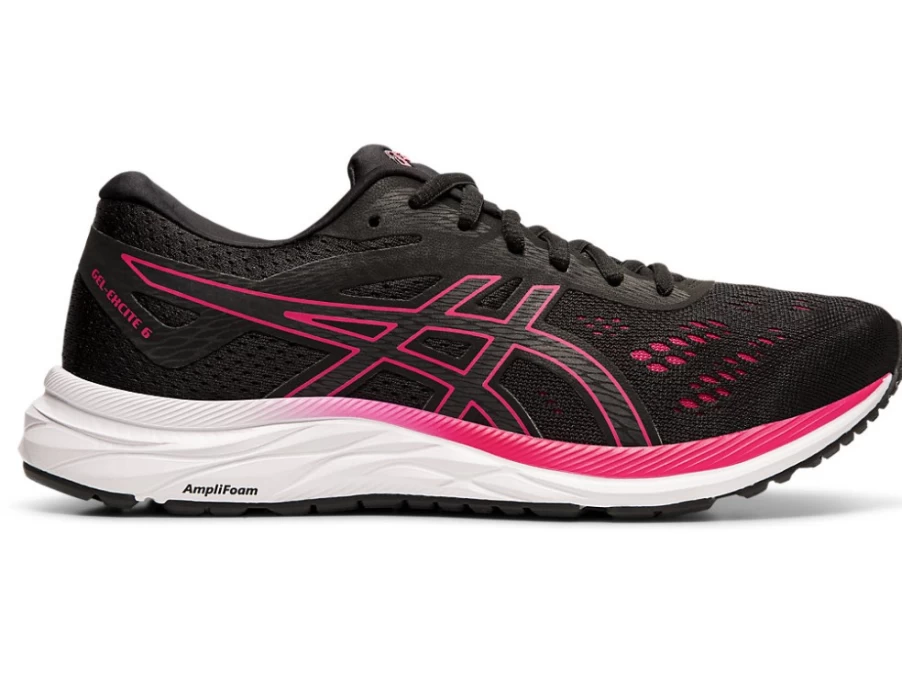ASICS Women's GEL-EXCITE 6 Running Shoes - Black/Rose Petal
