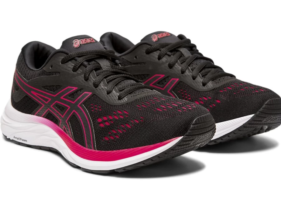 ASICS Women's GEL-EXCITE 6 Running Shoes - Black/Rose Petal
