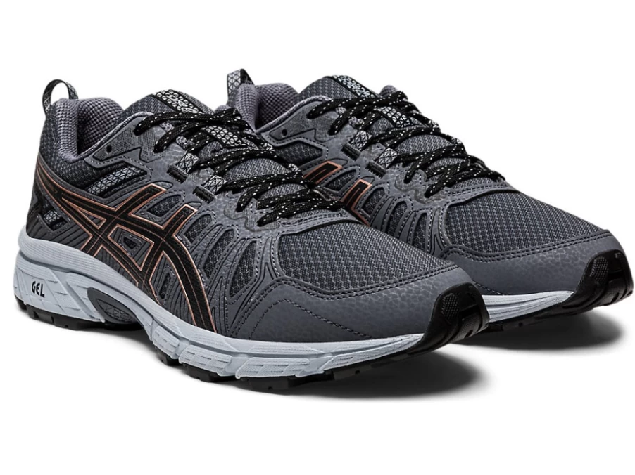 ASICS Women's GEL-VENTURE 7 Running Shoes - Graphite Grey/Rose Gold