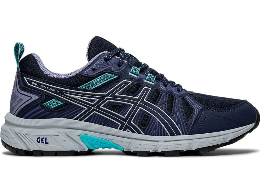 ASICS Women's GEL-VENTURE 7 Running Shoes - Black/Silver