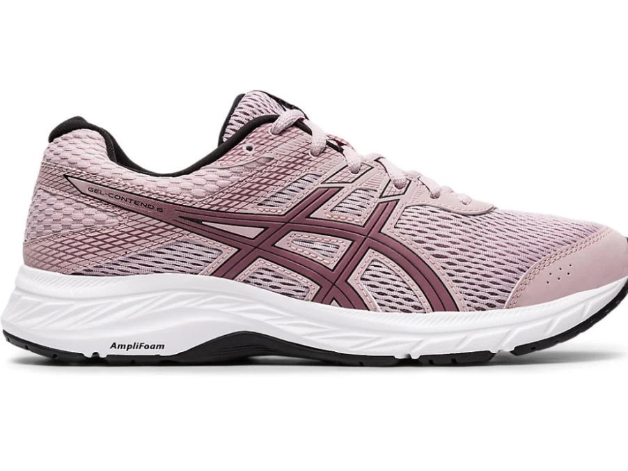 ASICS Women's GEL-CONTEND 6 Running Shoes - Watershed Rose/Purple Oxide
