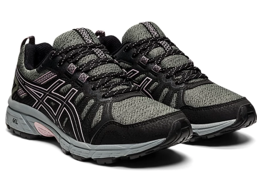 ASICS Women's GEL-VENTURE 7 Running Shoes - Lichen Green/Watershed Rose