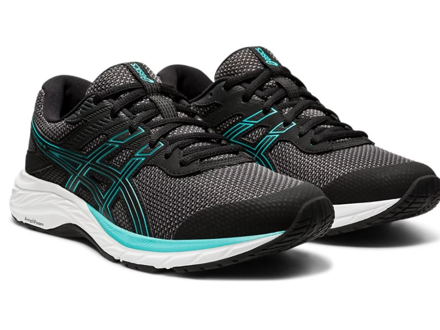 ASICS Women's GEL-Contend 6 Twist Running Shoes - Graphite Grey/Techno Cyan