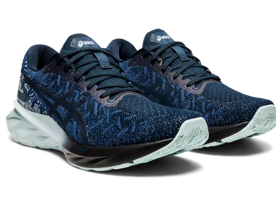ASICS Women's DYNABLAST Running Shoes in French Blue/Aqua Angel