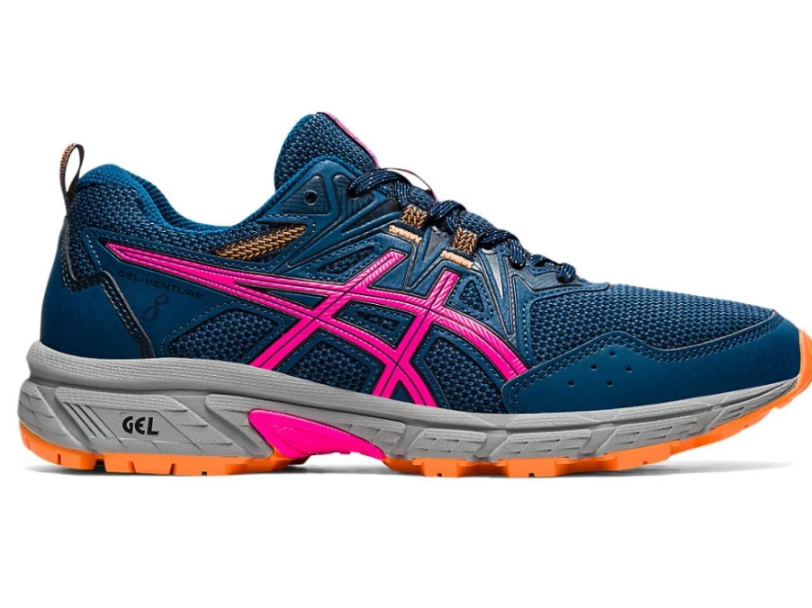 ASICS Women's GEL-VENTURE 8 Running Shoes - Mako Blue/Pink Glo