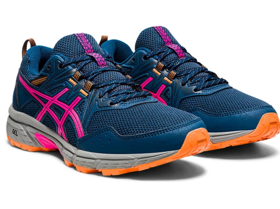 ASICS Women's GEL-VENTURE 8 Running Shoes - Mako Blue/Pink Glo