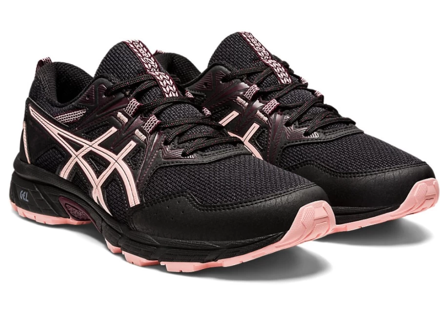 ASICS Women's GEL-VENTURE 8 Running Shoes - Black/Frosted Rose
