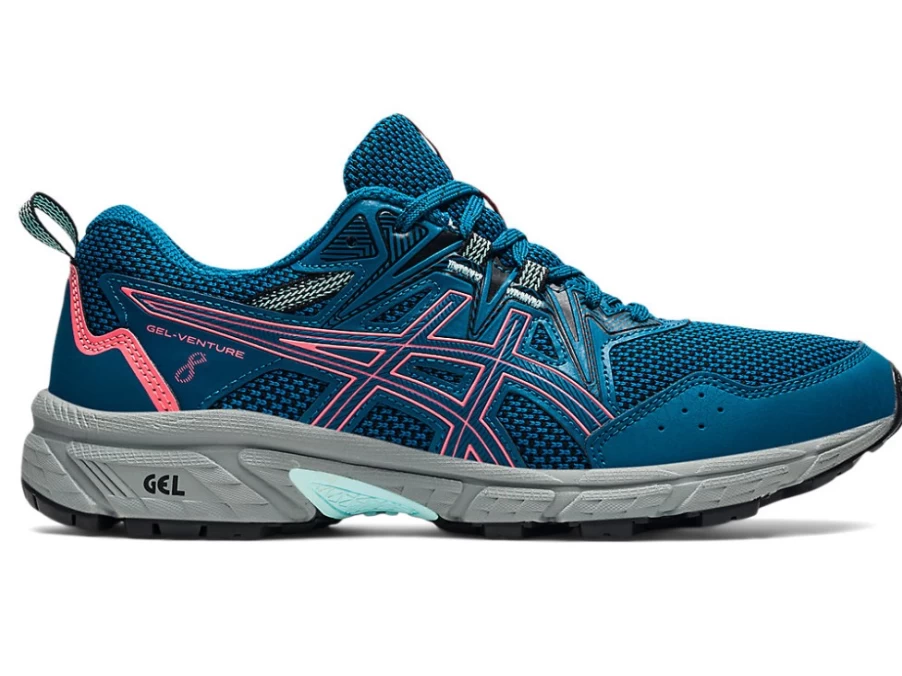 ASICS Women's GEL-VENTURE 8 Running Shoes - Deep Sea Teal/Blazing Coral