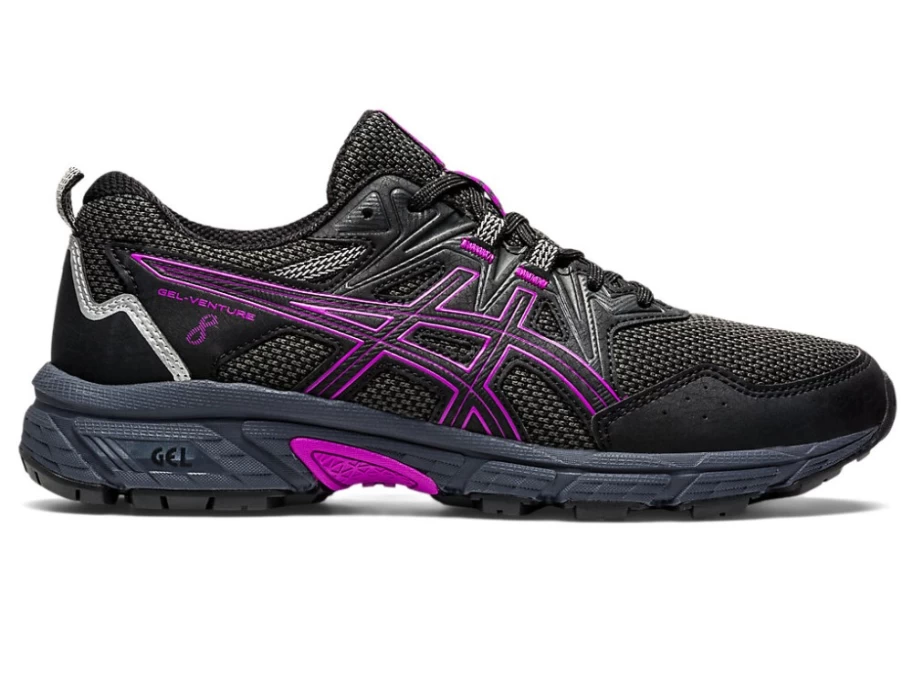ASICS Women's GEL-VENTURE 8 Running Shoes - Black/Orchid