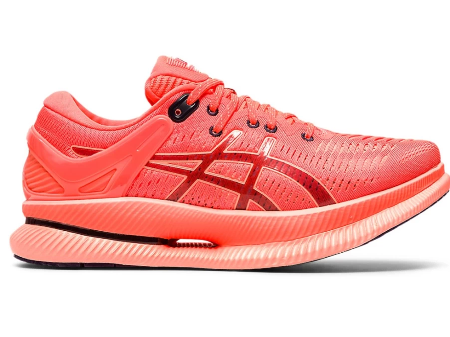 ASICS METARIDE Women's Running Shoes - Sunrise Red/Midnight