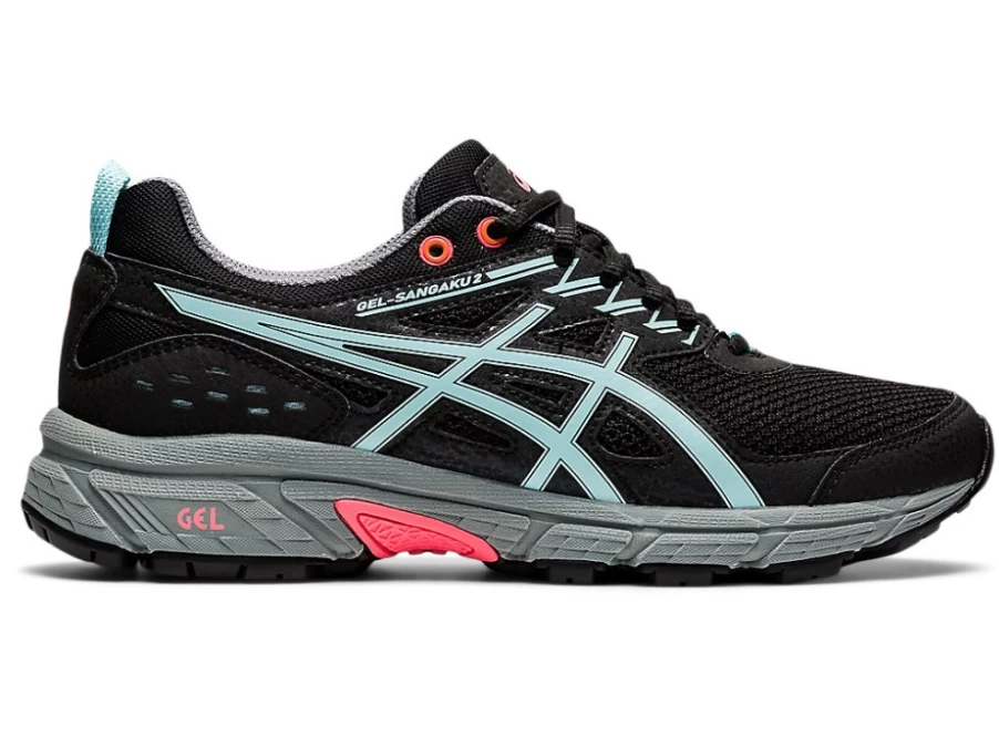 ASICS GEL-SANGAKU 2 Women's Running Shoes - Black/Clear Blue