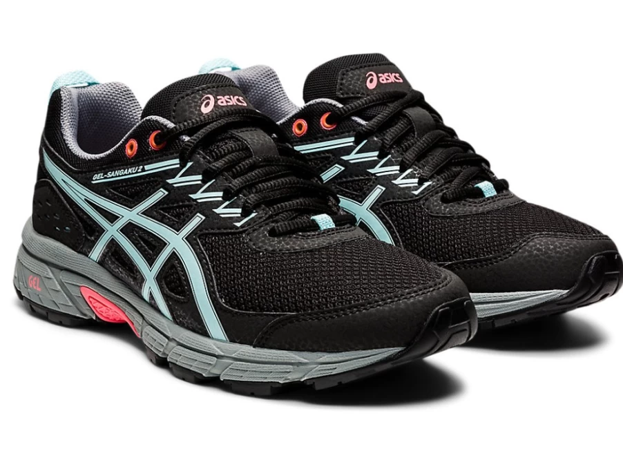 ASICS GEL-SANGAKU 2 Women's Running Shoes - Black/Clear Blue