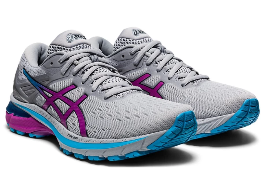 ASICS Women's GT-2000 9 Running Shoes - Piedmont Grey/Digital Grape