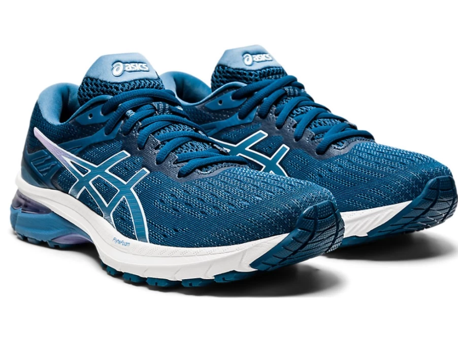 ASICS GT-2000 9 (D) Women's Running Shoes - Mako Blue/Grey Floss