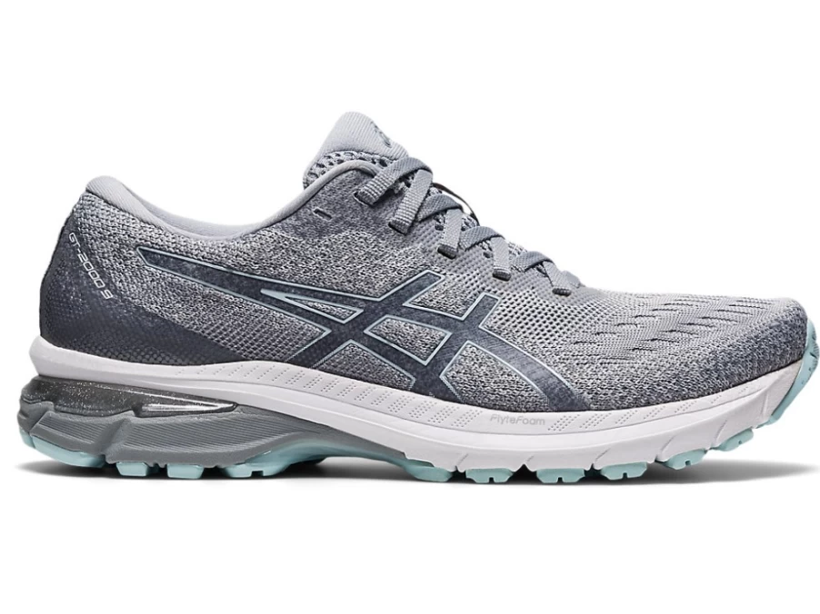 ASICS Women's GT-2000 9 KNIT Running Shoes - Piedmont Grey/Aqua Angel