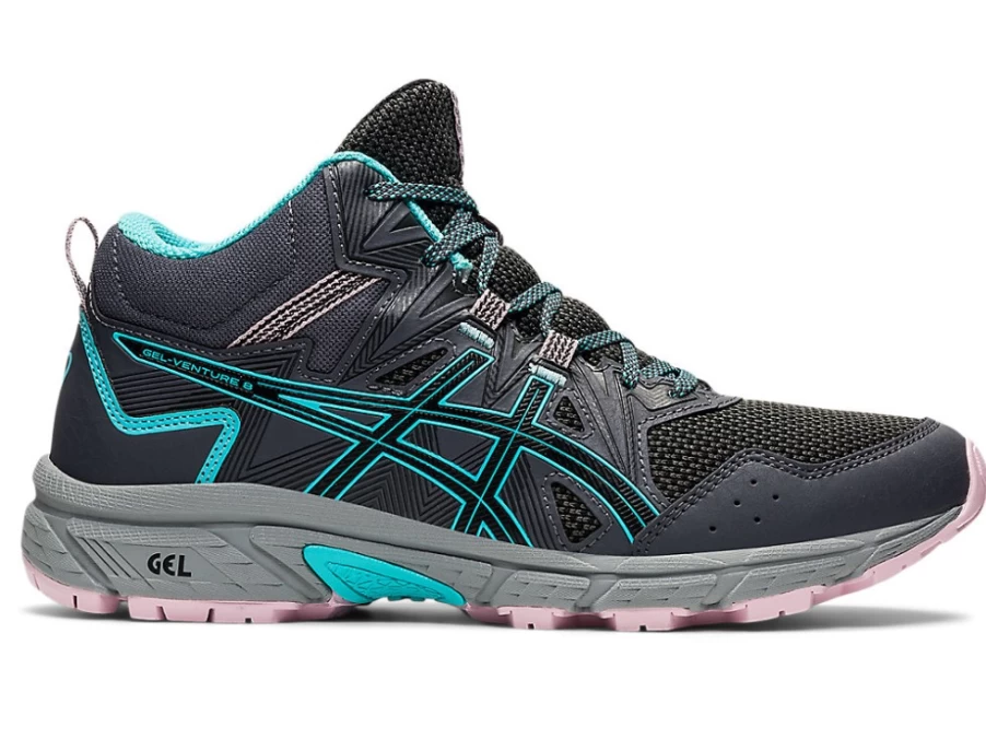 ASICS Women's GEL-VENTURE 8 MT Running Shoes in Graphite Grey/Ice Mint