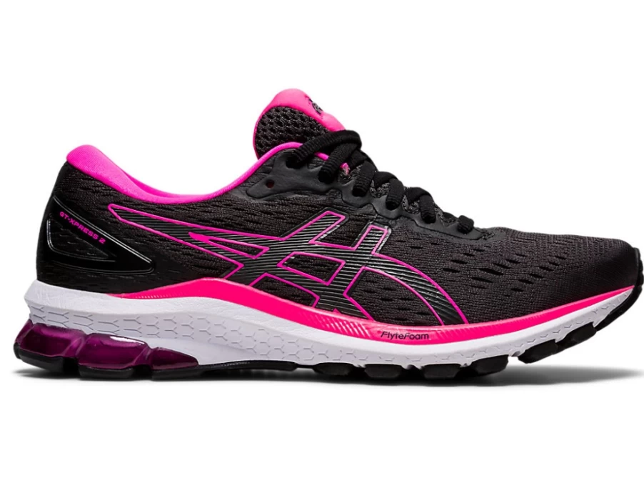 ASICS Women's GT-XPRESS 2 Running Shoes in Graphite Grey/Hot Pink - Lightweight & Supportive