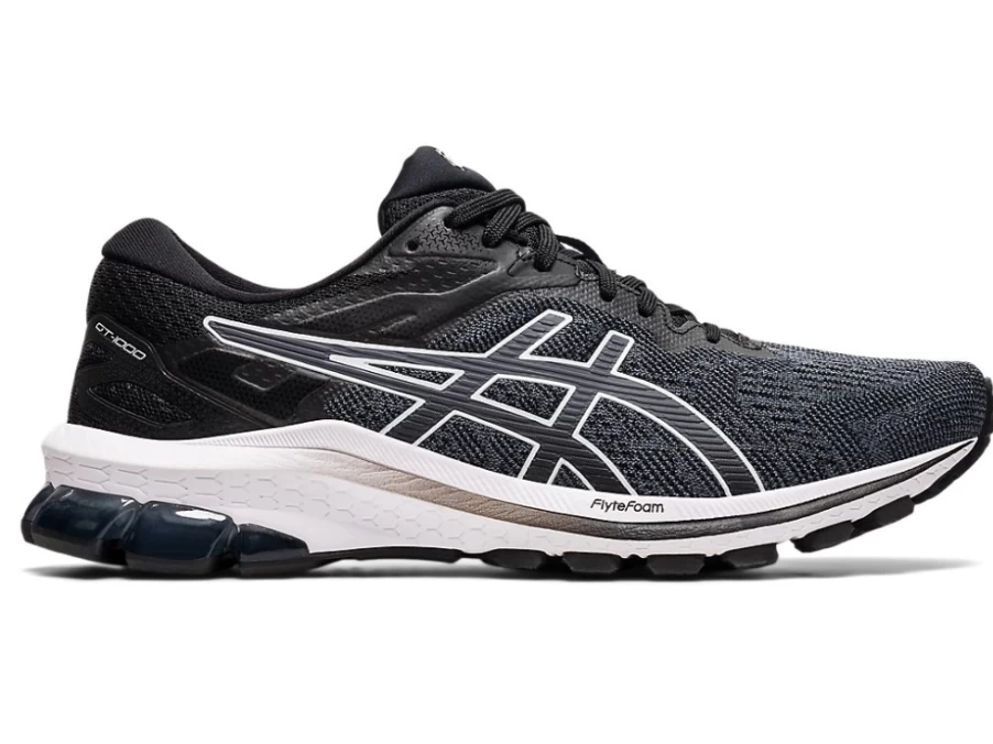 ASICS GT-1000 10 Women's Running Shoes - Black/White
