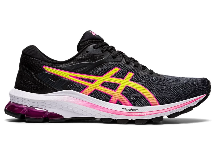 ASICS GT-1000 10 Women's Running Shoes - Black/Hot Pink