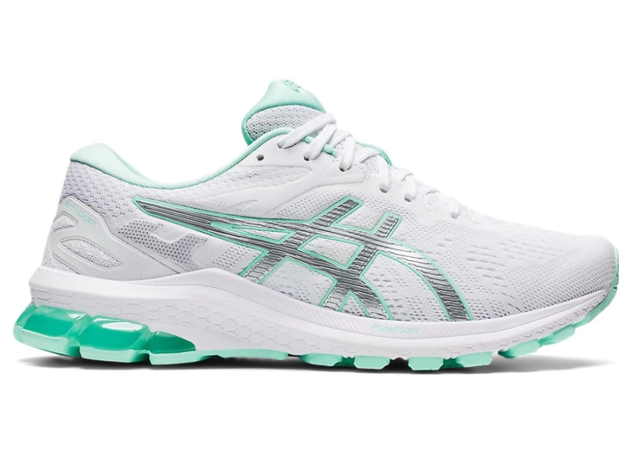 ASICS GT-1000 10 Women's Running Shoes - White/Pure Silver