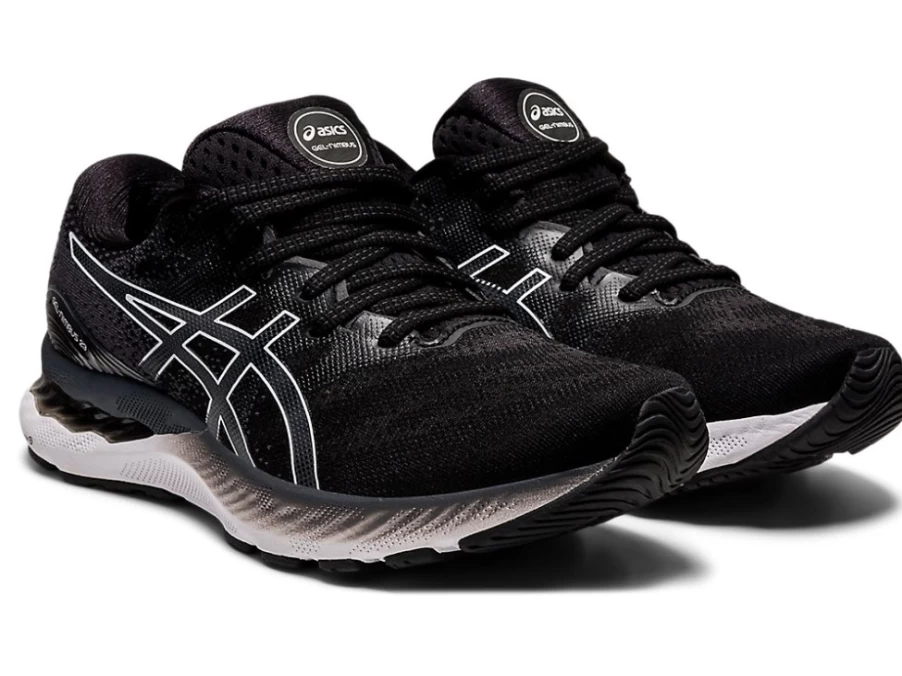 ASICS Women's GEL-NIMBUS 23 Running Shoes - Black/White